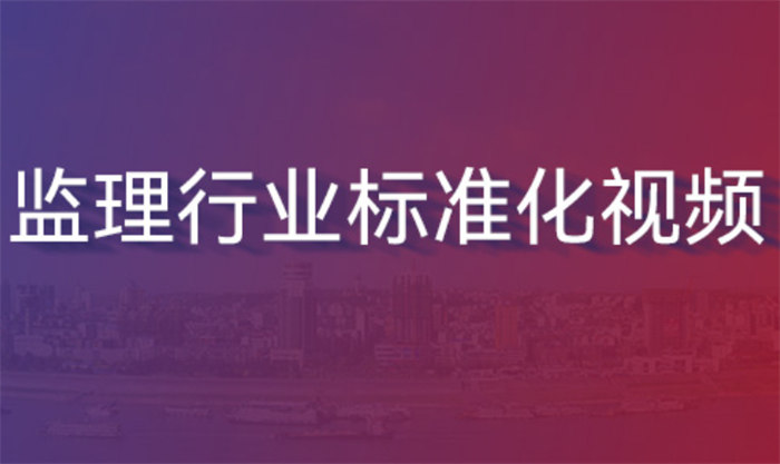 监理行业标准化视频